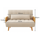 Huanas foldable sofa