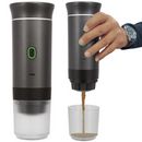 Máquina de Café Expresso Portátil 3 em 1 – Sem Fio, USB-C, 15 Bar, para Cápsulas e Pó