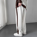 Conjunto Masculino Esportivo Casual – Estilo Coreano com Design Patchwork