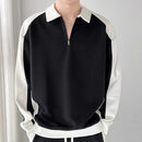 Conjunto Masculino Esportivo Casual – Estilo Coreano com Design Patchwork