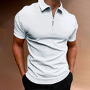 Polo Masculino com Zíper – Estilo Moderno, Conforto Casual