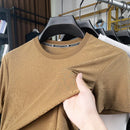 Camiseta Masculina Ice Silk 2024 – Bordado Premium, Estampa Exclusiva e Toque Gelado | Estilo Casual e Sofisticação para o Verão