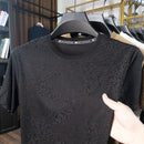 Camiseta Masculina Ice Silk 2024 – Bordado Premium, Estampa Exclusiva e Toque Gelado | Estilo Casual e Sofisticação para o Verão