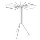 Polvo Seco 360° – Varal Dobrável Giratório de Bambu com 16 Hastes