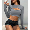 Edge Cut Cropped Tee