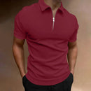 Polo Masculino com Zíper – Estilo Moderno, Conforto Casual