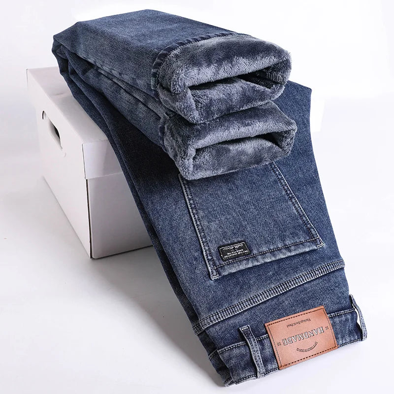 Jeans Forrados NeverFunction – Estilo Imbatível, Calor Incomparável