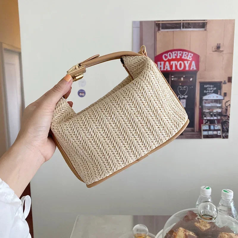 BohoSol – Bolsa de Palha Essencial do Verão