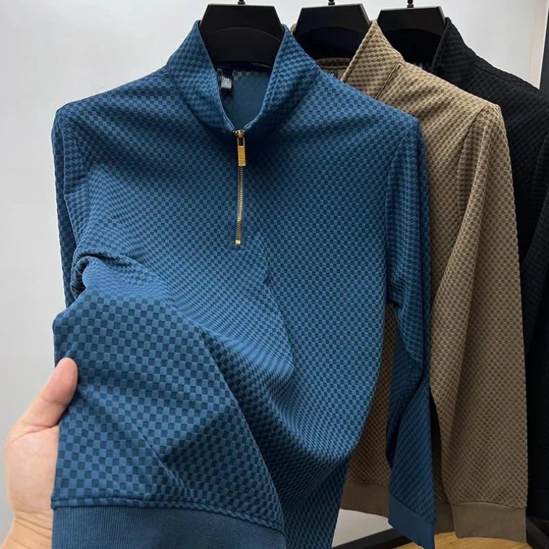Polo Bordado Ice Silk - Estilo e conforto sem esforço