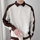 Conjunto Masculino Esportivo Casual – Estilo Coreano com Design Patchwork