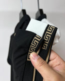 Polo Masculina Estampada Slim Fit – Ice Silk Premium com Toque de Design Exclusivo