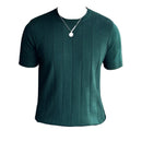 Camiseta Suéter Masculina Slim Fit Gola O – Estilo Business Casual | Tecido de Alta Qualidade | M ao 3XL