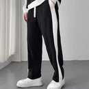 Conjunto Masculino Esportivo Casual – Estilo Coreano com Design Patchwork